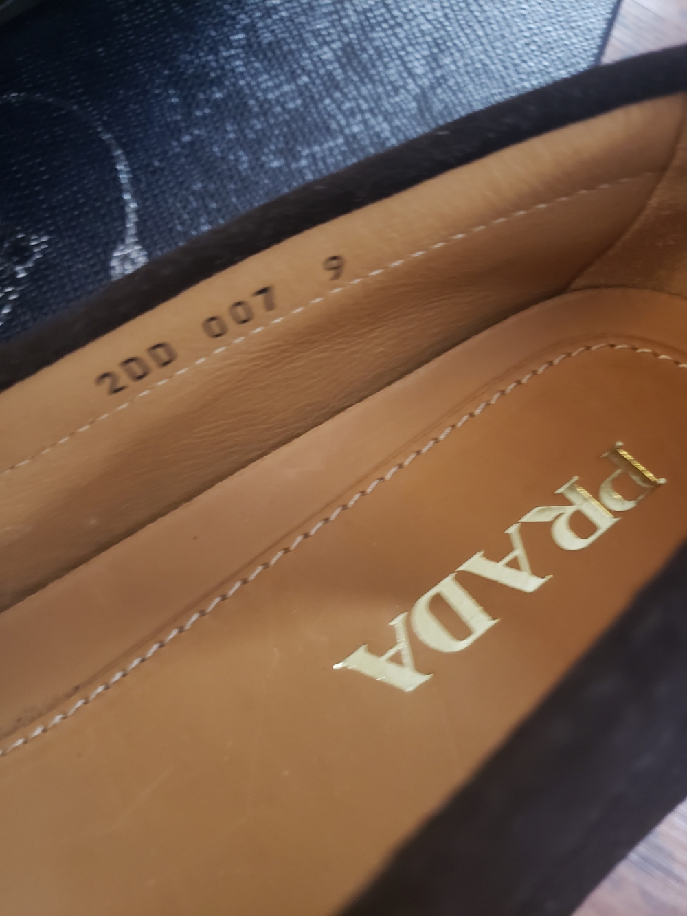Prada Men’s Brown Suede Loafers Size 9 Quiet Luxury Designer Business Casual - Picture 4 of 7